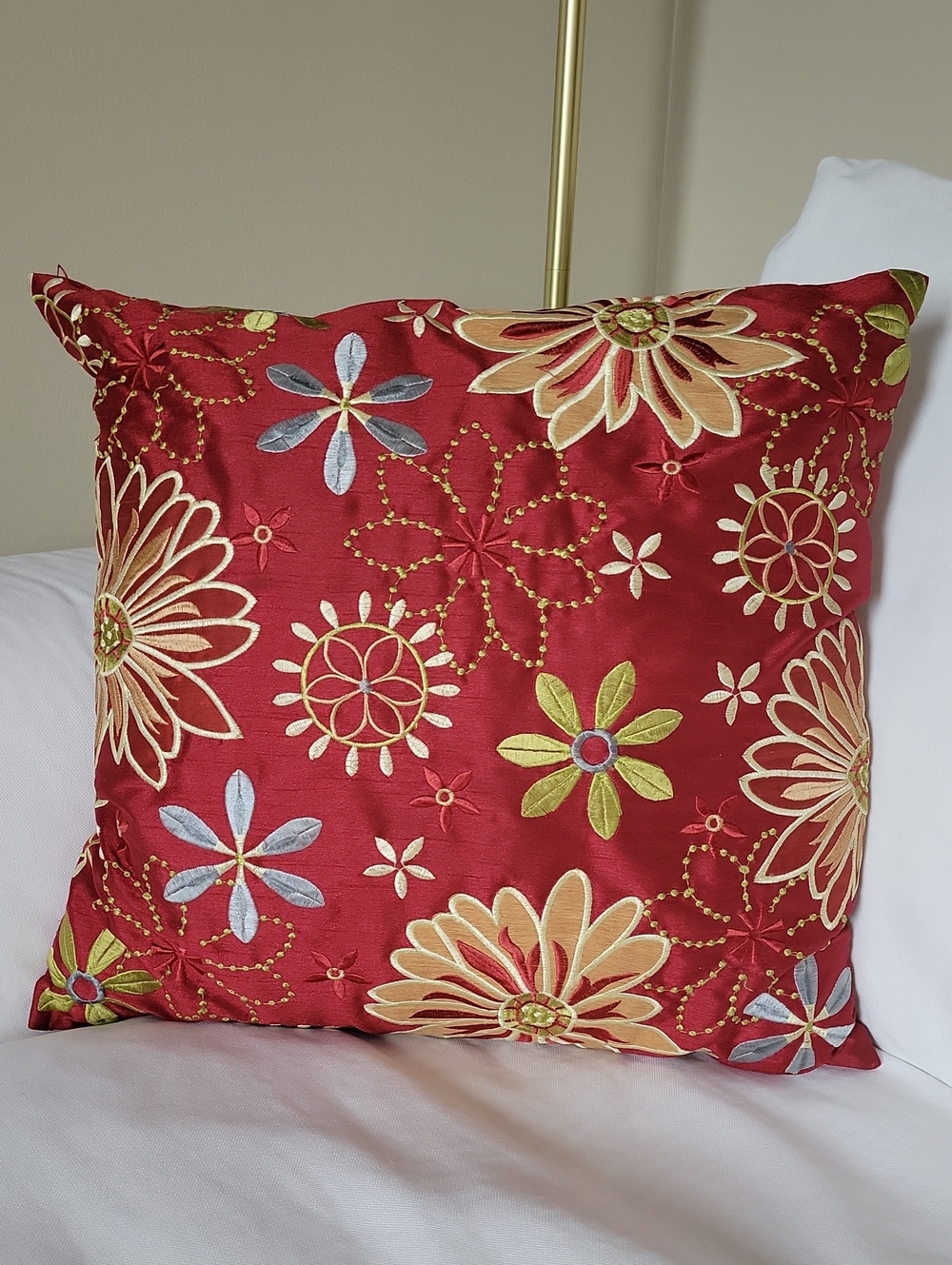 Silk Embriodered Pillow